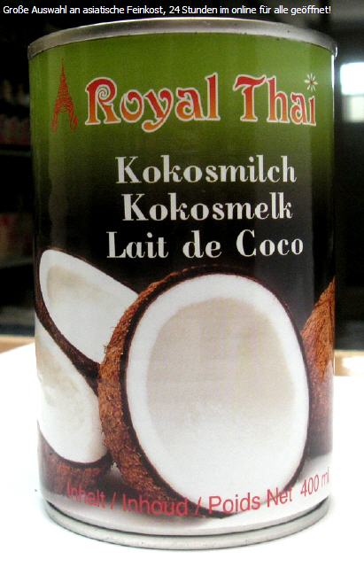 Kokosmilch von Thailand